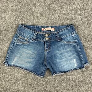 Mercatto Denim Shorts Womens Size 40 Blue Distressed Cutoff Casual Jean